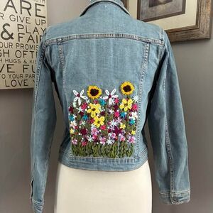 Girls Embroidered Jean Jacket 14/16